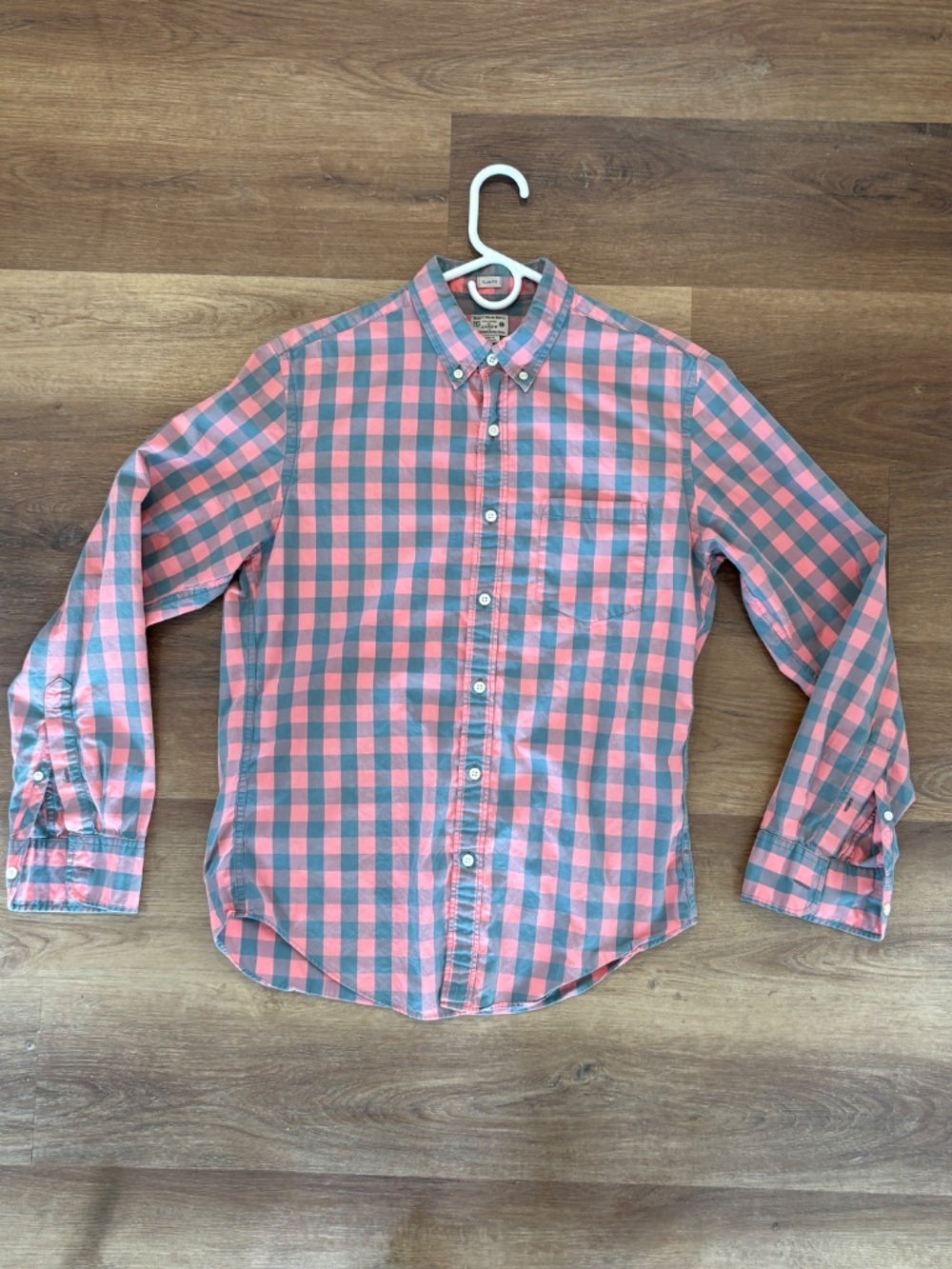 J.Crew Vintage Slim Fit Plaid Button Down Shirt 100% Cotton M
